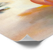 Bij de Beach Pin up Poster (Hoek)