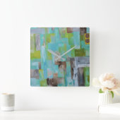 Bij de Beach Wall Clock Vierkante Klok (Huis)