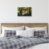 Bij de beek canvas afdruk (Insitu (Slaapkamer))