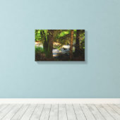 Bij de beek canvas afdruk (Insitu (Houten vloer))