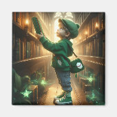 Bij de Bibliotheek - Green Magnet (Voorkant)