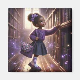 Bij de Bibliotheek - Paarse magneet