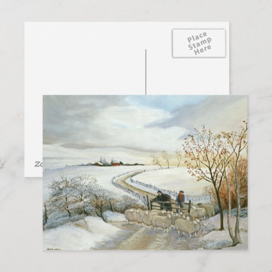 Bij de Boerderij poort Briefkaart (Voorkant / Achterkant)