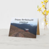 Bij de Bovenkant van het PiekWenskaart van Snoeken Kaart (Gele Bloem)