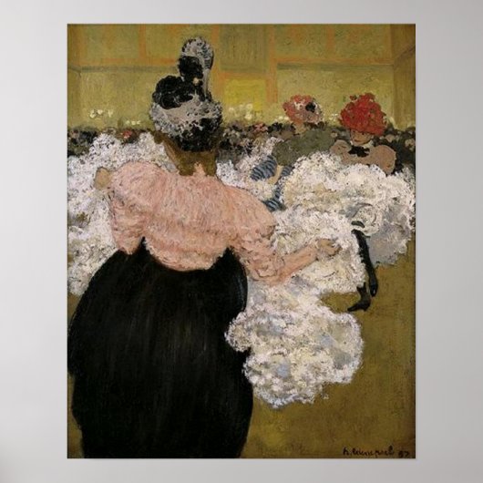 Bij de Burlesque door Henri Evenepoel Poster (Voorkant)