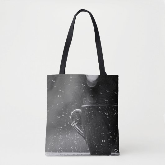 Bij de Cafe-Canvas tas (Voorkant)