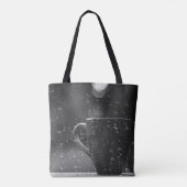 Bij de Cafe-Canvas tas (Achterkant)