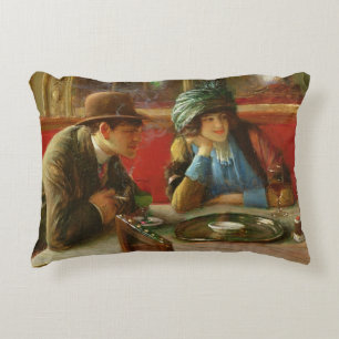 Bij de Cafe Decoratief Kussen