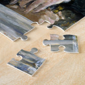 Bij de Cafe door Manet Impressionist Painting Legpuzzel (Zijkant)