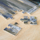 Bij de Cafe door Manet Impressionist Painting Legpuzzel (Zijkant)