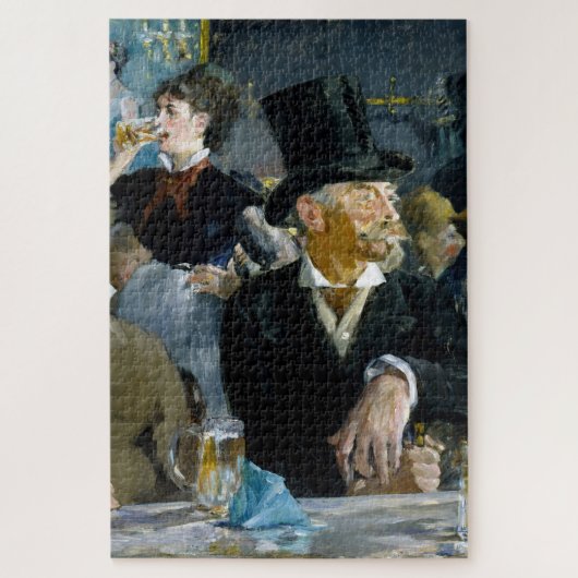 Bij de Cafe door Manet Impressionist Painting Legpuzzel (Verticaal)