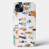 Bij de Cat Town Races, Louis Wain Case-Mate iPhone Case (Achterkant)