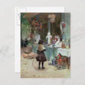 Bij de Champs-Elyses Gardens, c.1897 (gouache on Briefkaart (Voorkant / Achterkant)