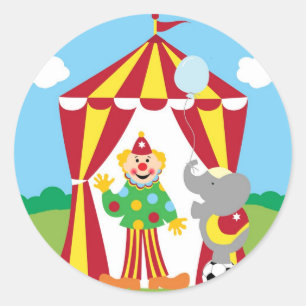 Bij de Circus Ronde Sticker
