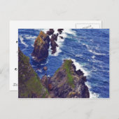 bij de Cliffs in the Slieve League in Ireland 3 Briefkaart (Voorkant / Achterkant)