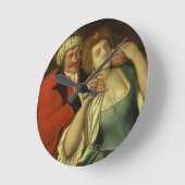 Bij de Dentist (olie op canvas) Ronde Klok (Hoek)