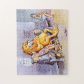 Bij de dierenarts legpuzzel (Verticaal)