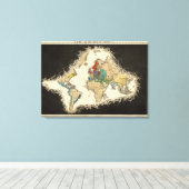 Bij de dood van Charles V 1551 Canvas Afdruk (Insitu (Houten vloer))