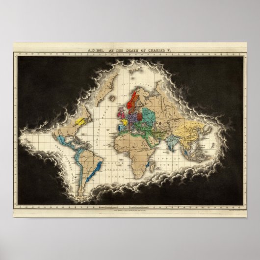 Bij de dood van Charles V 1551 Poster (Voorkant)