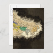 Bij de dood van Constantine 337 AD Briefkaart (Voorkant / Achterkant)