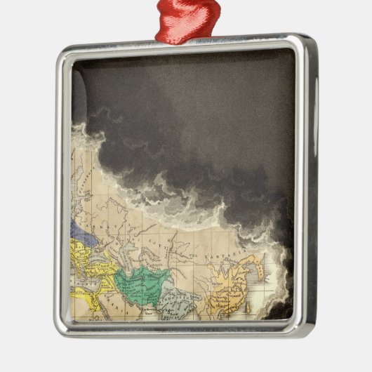 Bij de dood van Constantine 337 AD Metalen Ornament (Links)