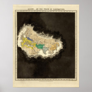 Bij de dood van Constantine 337 AD Poster