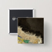 Bij de dood van Constantine 337 AD Vierkante Button 5,1 Cm (Voorkant /achterkant)
