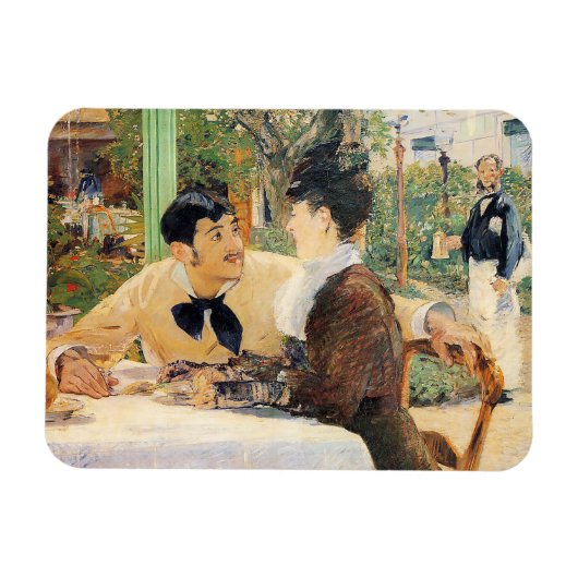 Bij de Edouard Manet van vader Lathuille Magneet (Horizontaal)