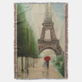 Bij de Eiffeltoren Deken (Voorkant Verticaal)