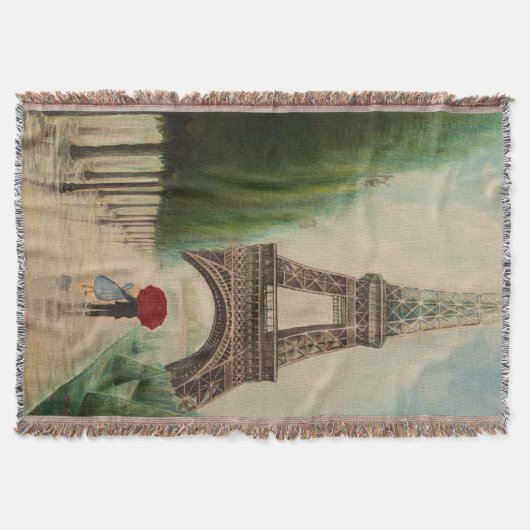 Bij de Eiffeltoren Deken (Voorkant)