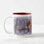 Bij de einddame van Cold Day. Tweekleurige Koffiemok (Links)