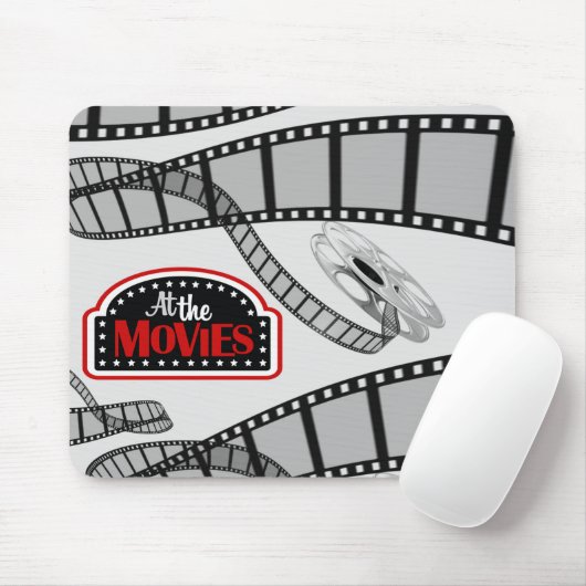 *Bij de films* Logo Mousepad Muismat (Met muis)
