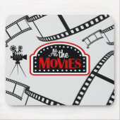 *Bij de films* Logo Mousepad Muismat (Voorkant)