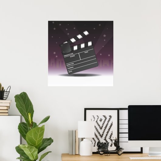 Bij de films poster (Thuiskantoor)