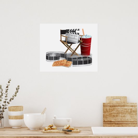 Bij de films poster (Keuken)