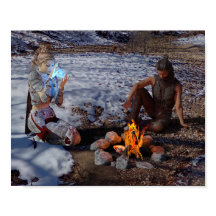 Bij de Fire Fantasy Poster Print