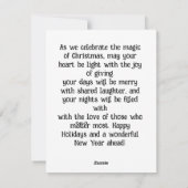 Bij de Fire Flat vakantie Kaart (Achterkant)