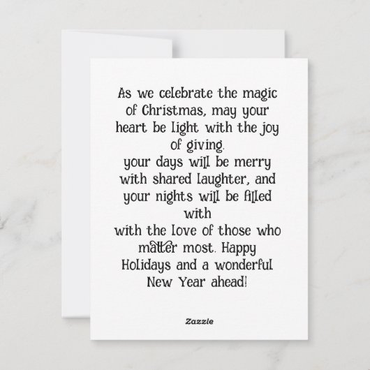 Bij de Fire Flat vakantie Kaart (Achterkant)