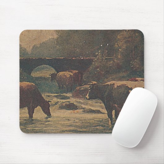 Bij de Ford Postmark Brighton, IA dec. 7, 1910 Muismat (Met muis)