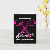 Bij de gratie van God ben ik een overlevende van b Kaart (Gele Bloem)