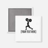 Bij de gymspleet | Persoonlijke trainer Magneet (Voorkant / Achterkant)