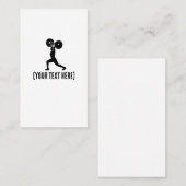 Bij de gymspleet | Persoonlijke trainer Visitekaartje (Voorkant / Achterkant)