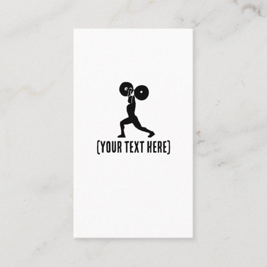 Bij de gymspleet | Persoonlijke trainer Visitekaartje (Voorkant)