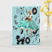 Bij de hop kaart (Gele Bloem)