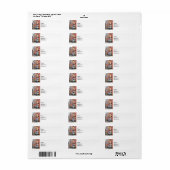 Bij de IJssalon Easton PA Etiket (Full Sheet)