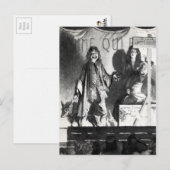 Bij de  illustratie Groene doos Briefkaart (Voorkant / Achterkant)