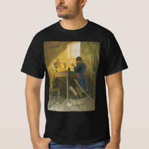 Bij de kaarten in Cluny's Cage door NC Wyeth T-shirt