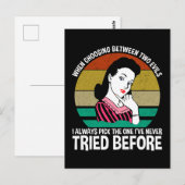 Bij de keuze tussen twee kwaden briefkaart (Voorkant / Achterkant)