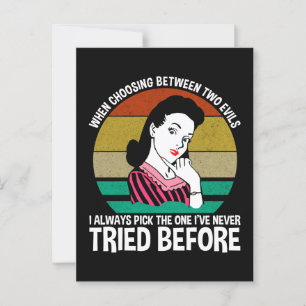 Bij de keuze tussen twee kwaden briefkaart