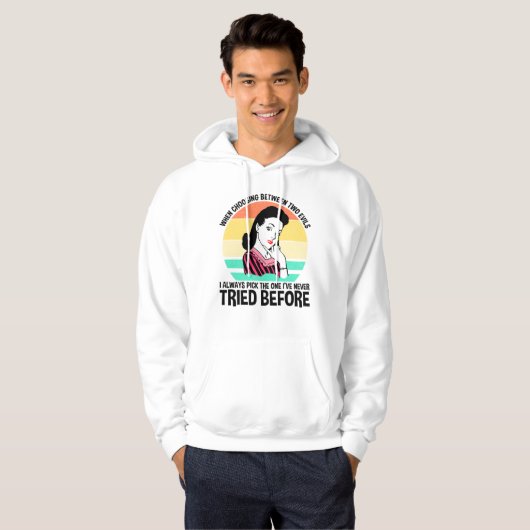 Bij de keuze tussen twee kwaden hoodie (Voorkant volledig)